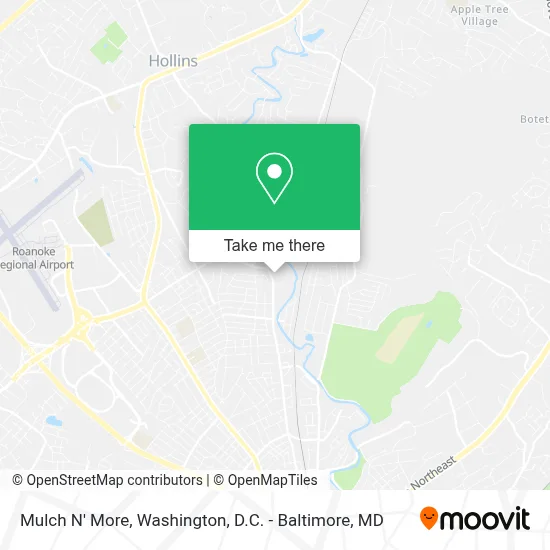 Mulch N' More map