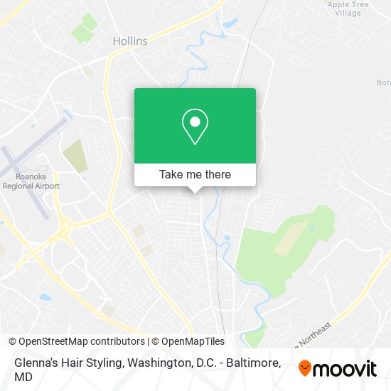 Glenna's Hair Styling map