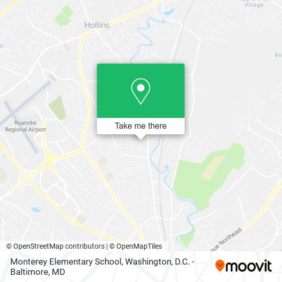 Mapa de Monterey Elementary School