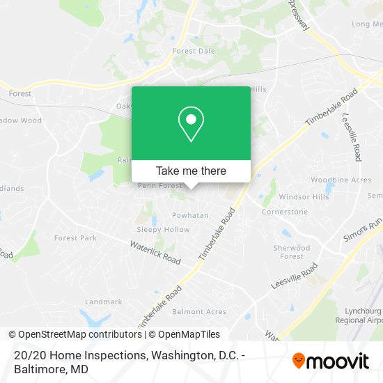 20/20 Home Inspections map