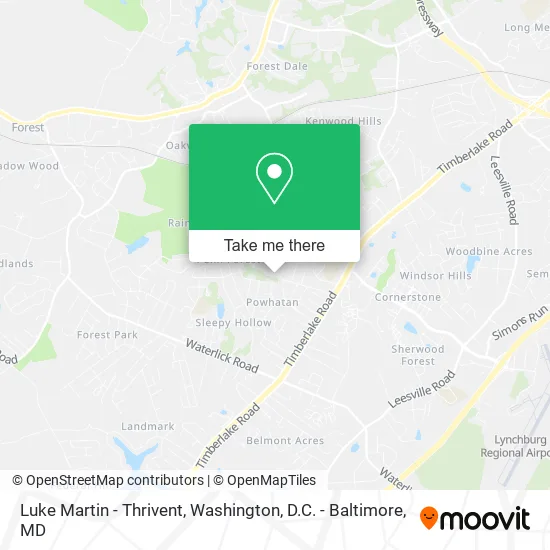 Mapa de Luke Martin - Thrivent
