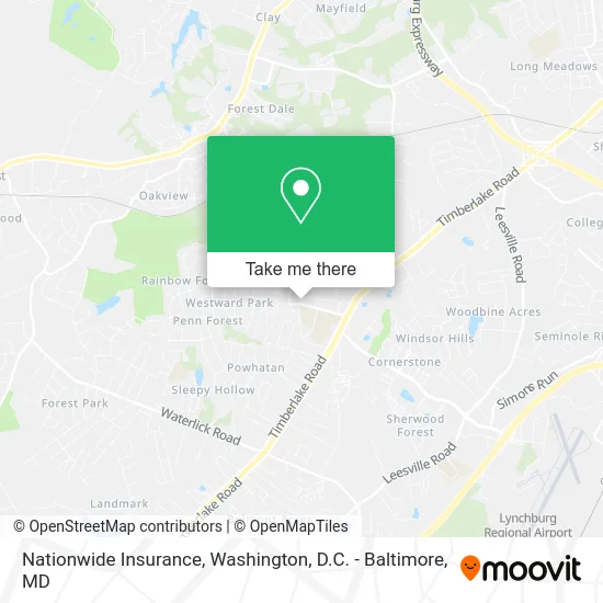 Nationwide Insurance map