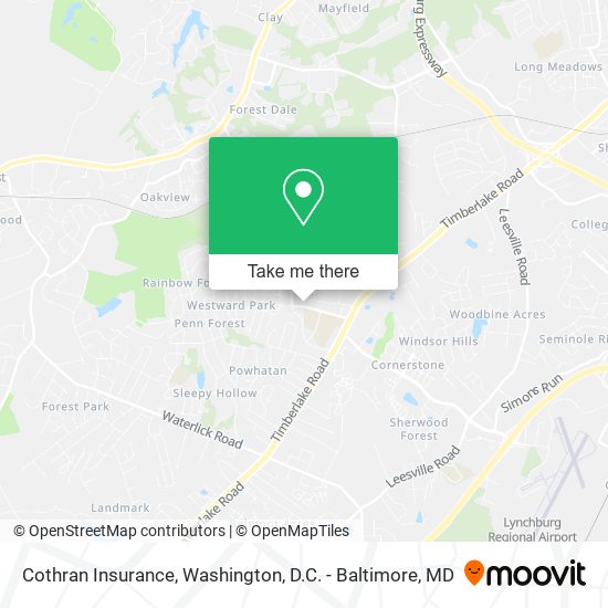 Mapa de Cothran Insurance