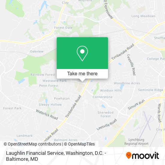 Mapa de Laughlin Financial Service