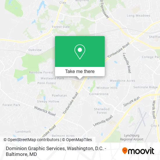 Mapa de Dominion Graphic Services