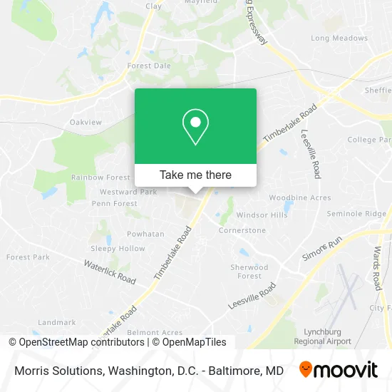 Morris Solutions map