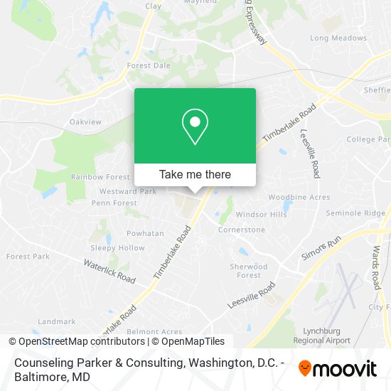 Counseling Parker & Consulting map