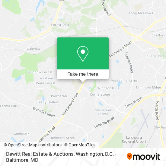 Mapa de Dewitt Real Estate & Auctions