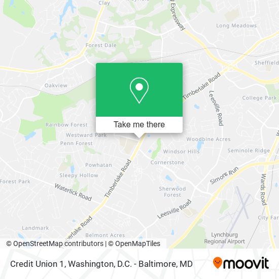 Credit Union 1 map