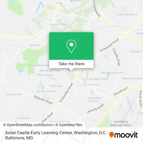 Mapa de Aslan Castle Early Learning Center