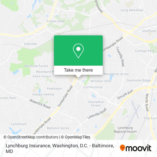 Lynchburg Insurance map