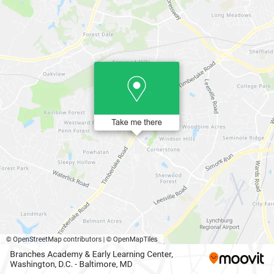 Branches Academy & Early Learning Center map