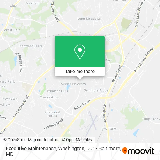 Executive Maintenance map