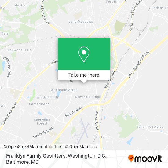 Mapa de Franklyn Family Gasfitters