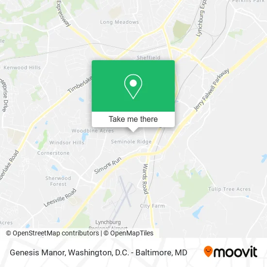 Genesis Manor map