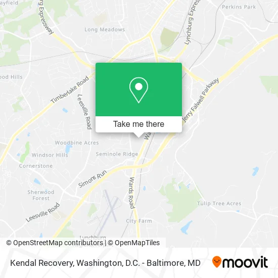 Kendal Recovery map
