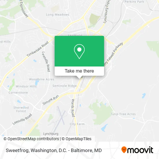 Sweetfrog map