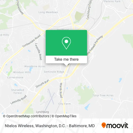 Ntelos Wireless map