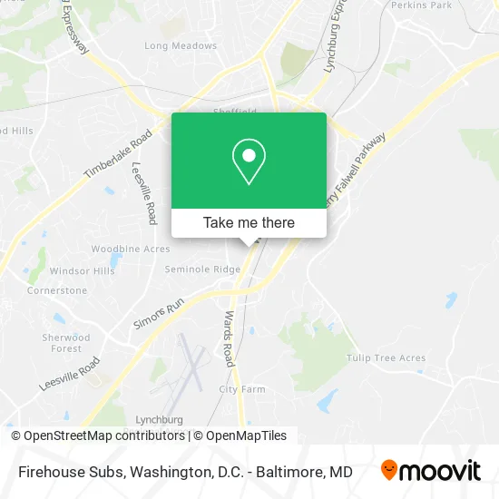 Firehouse Subs map