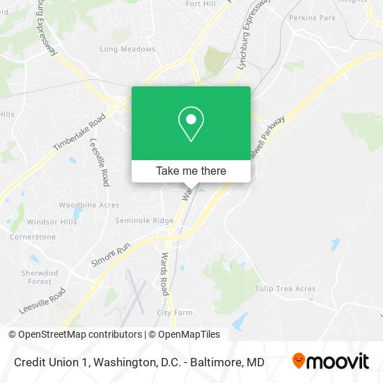 Credit Union 1 map