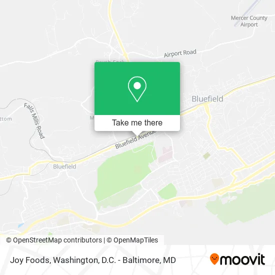 Joy Foods map