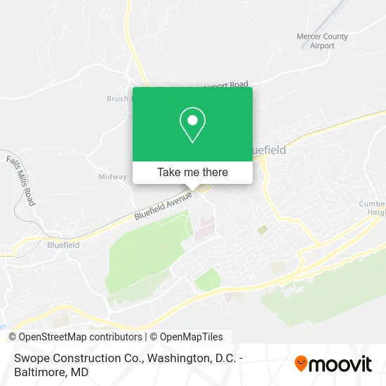 Swope Construction Co. map