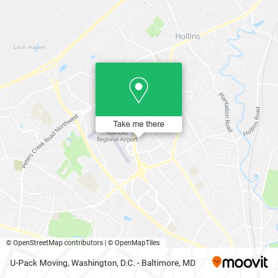 U-Pack Moving map