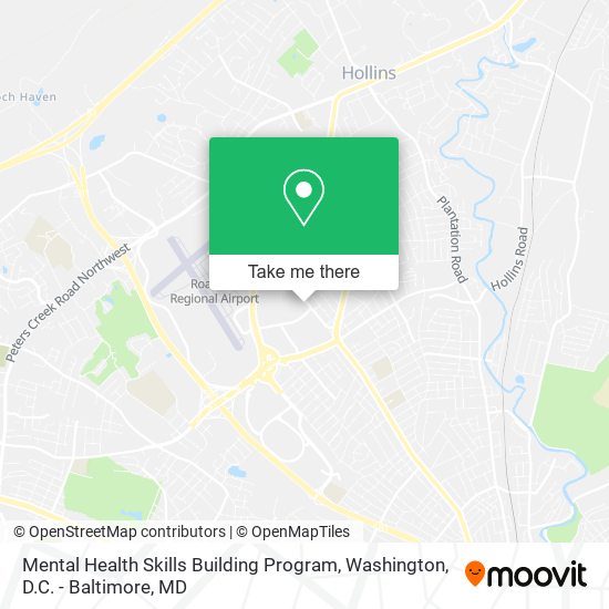 Mental Health Skills Building Program map