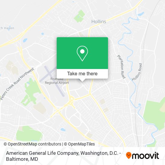 American General Life Company map