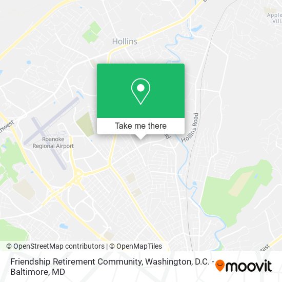 Mapa de Friendship Retirement Community
