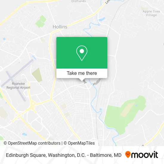 Edinburgh Square map