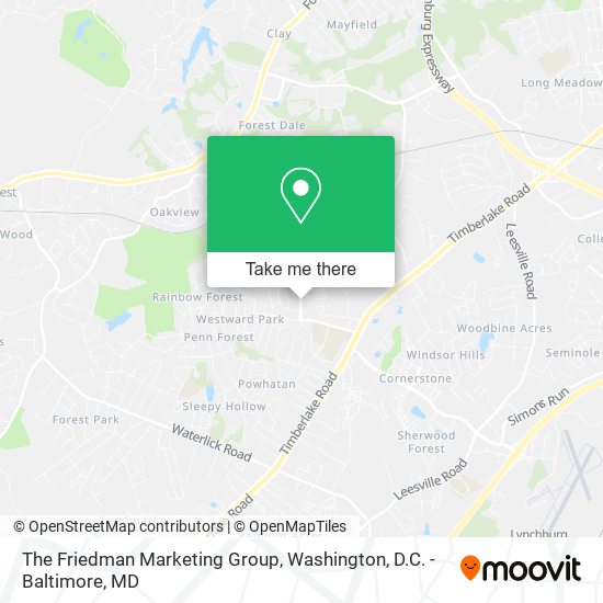 Mapa de The Friedman Marketing Group