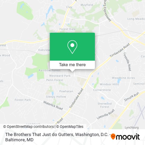 The Brothers That Just do Gutters map