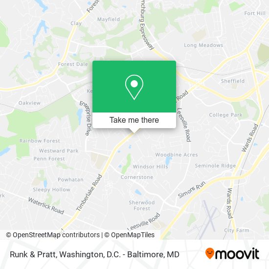 Runk & Pratt map