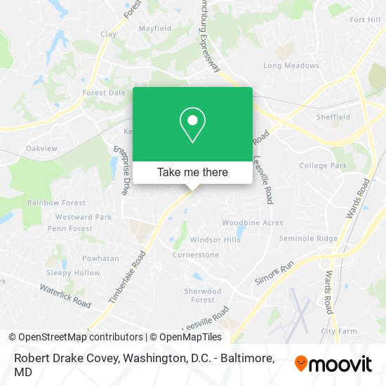 Mapa de Robert Drake Covey