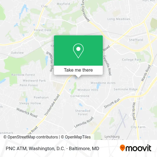 PNC ATM map
