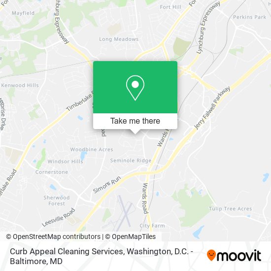 Mapa de Curb Appeal Cleaning Services