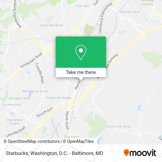 Starbucks map