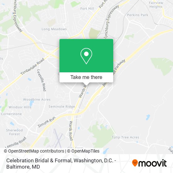 Celebration Bridal & Formal map