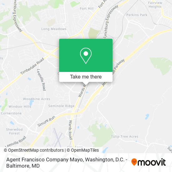 Agent Francisco Company Mayo map