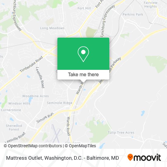 Mattress Outlet map
