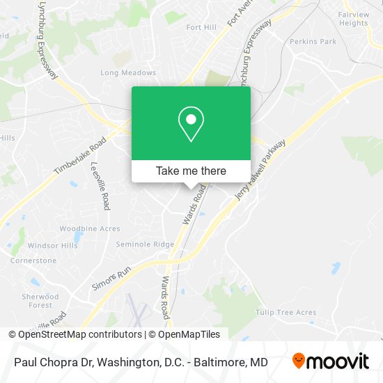 Paul Chopra Dr map