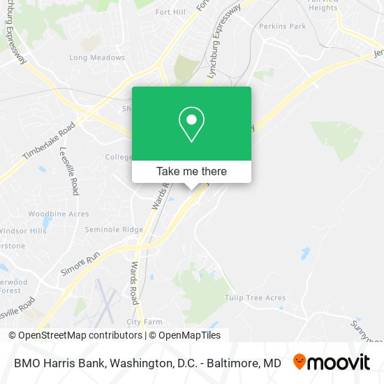 Mapa de BMO Harris Bank