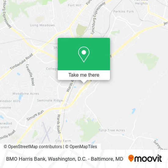 BMO Harris Bank map