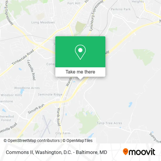 Commons II map