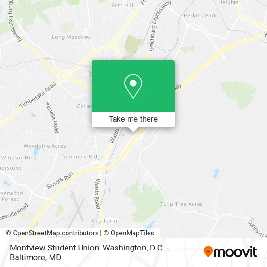 Montview Student Union map
