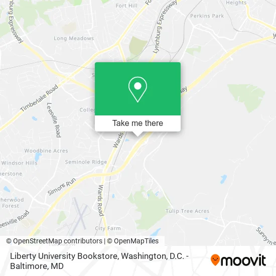 Liberty University Bookstore map