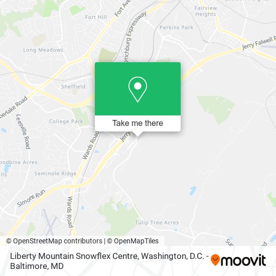 Liberty Mountain Snowflex Centre map