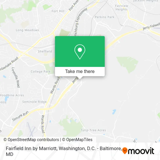 Fairfield Inn by Marriott map