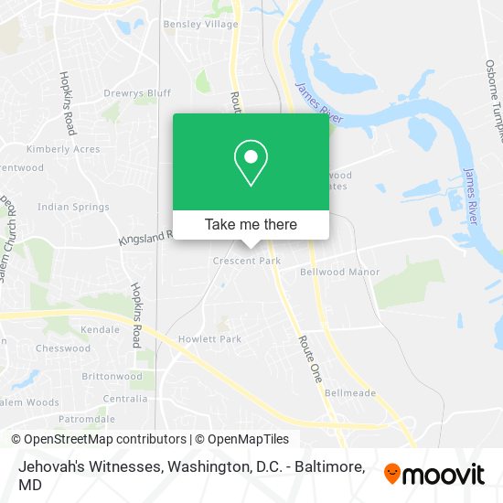 Jehovah's Witnesses map